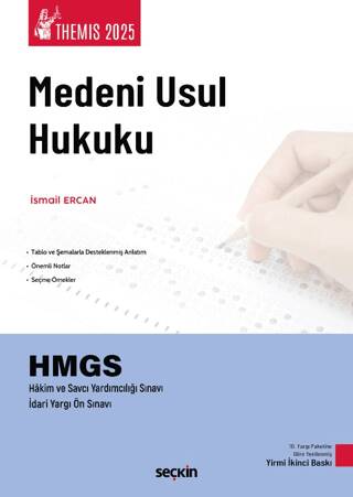 THEMIS – Medeni Usul Hukuku Konu Kitabı - İsmail Ercan kitap kapağı