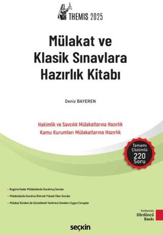 THEMIS – Mülakat ve Klasik Sınavlara Hazırlık Kitabı - Deniz Bayeren kitap kapağı