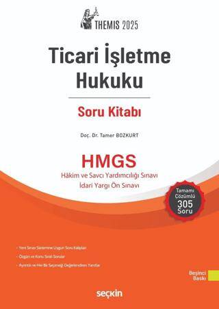 THEMIS - Ticari İşletme Hukuku Soru Kitabı - Tamer Bozkurt kitap kapağı