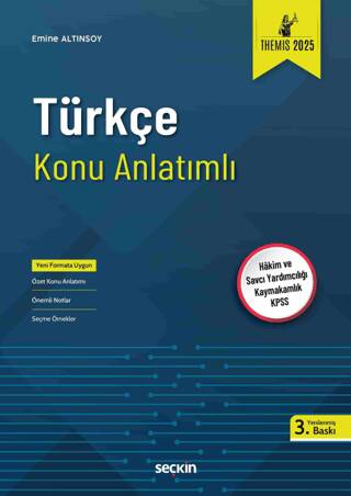 THEMIS - Türkçe Konu Anlatımı - Emine Altınsoy kitap kapağı
