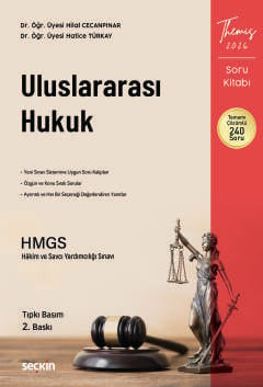 THEMIS - Uluslararası Hukuk Soru Kitabı Tıpkı Basım Dr. Öğr. Üyesi Hilal Cecanpınar,Dr. Öğr. Üyesi Hatice Türkay 2. Bask - Hilal Cecanpınar kitap kapağı