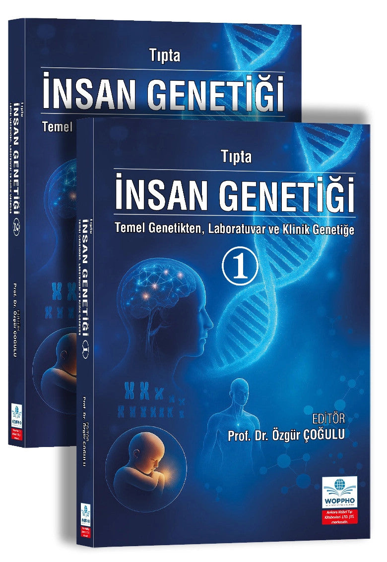 Tıpta İnsan Genetiği- Temel Genetikten, Laboratuvar ve Klinik Genetiğe kitap kapağı