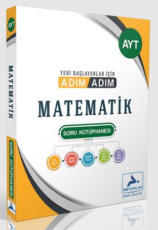 AYT Adım Adım Matematik Soru Kütüphanesi | Paraf Yayınları (Ciltsiz) - Resim 1