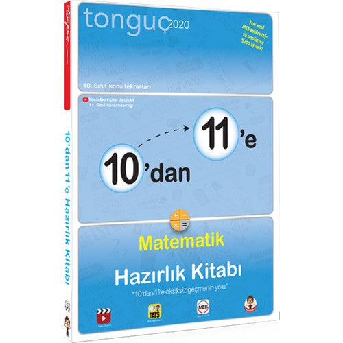 Tonguç Yayınları 10'Dan 11'E Matematik Hazırlık Kitabı kitap kapağı