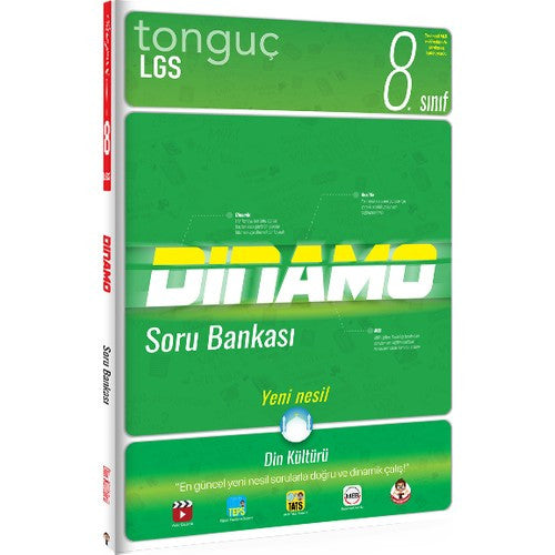 Tonguç Yayınları 8. Sınıf Din Kültürü Ve Ahlak Bilgisi Dinamo Soru Bankası kitap kapağı