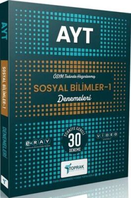 AYT Sosyal Bilimler 1 Deneme Toprak Yayıncılık - Fatih Dumangöz kitap kapağı