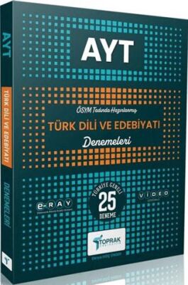 AYT Türk Dili ve Edebiyatı Deneme Toprak Yayıncılık - Derya Göç kitap kapağı