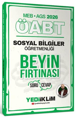 2026 MEB AGS ÖABT Sosyal Bilgiler Öğretmenliği Beyin Fırtınası Soru Cevap | Yediiklim Yayınları (Ciltsiz) - Resim 1