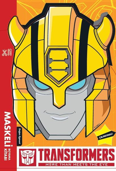 Transformers - Maskeli Boyama Kitabı - Kolektif kitap kapağı