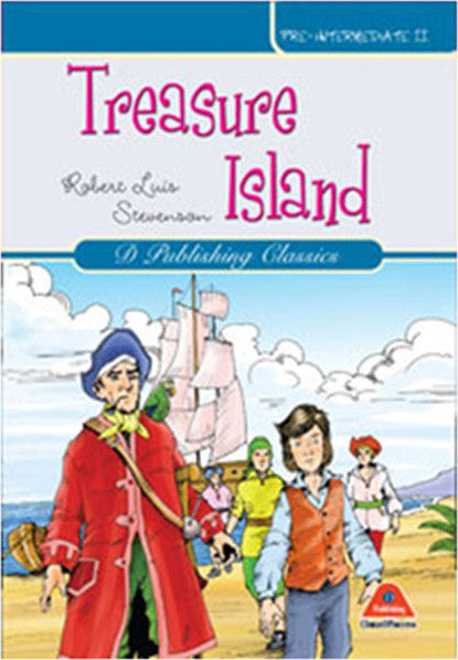 Treasure Island - Robert Louis Stevenson kitap kapağı