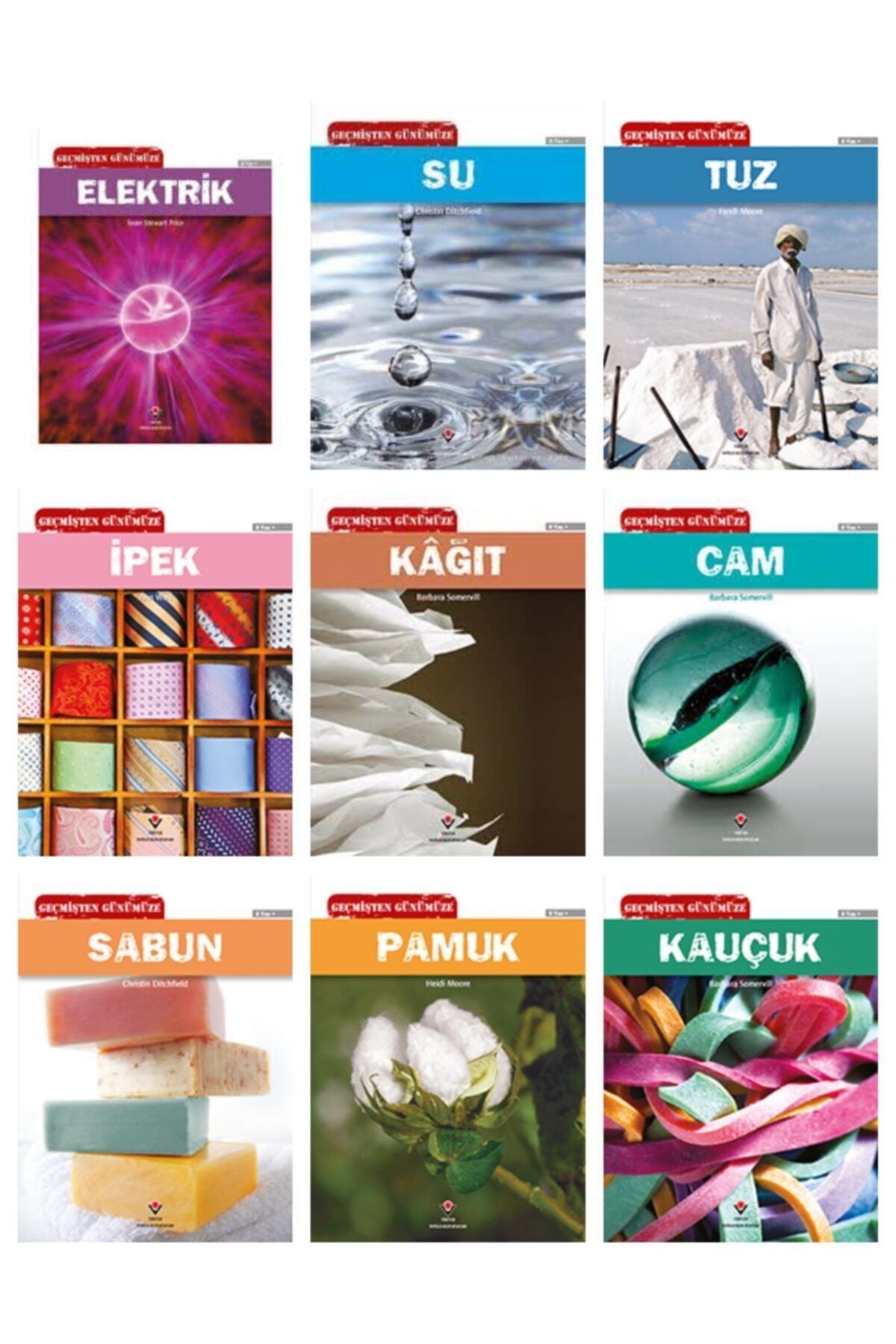 Tübitak Yayınları Geçmişten Günümüze Serisi Set 9 Kitap kitap kapağı