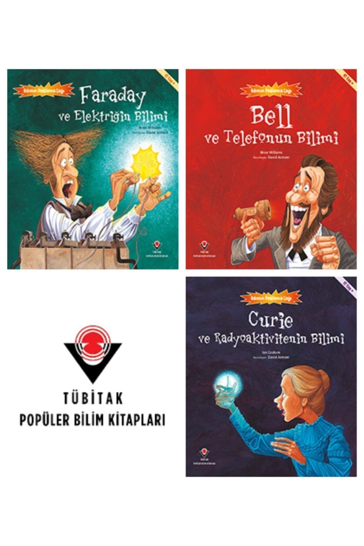 Tübitak Yayınları Tübitak Bilimin Patlama Çağı Serisi 3 Kitap 10+ Yaş kitap kapağı
