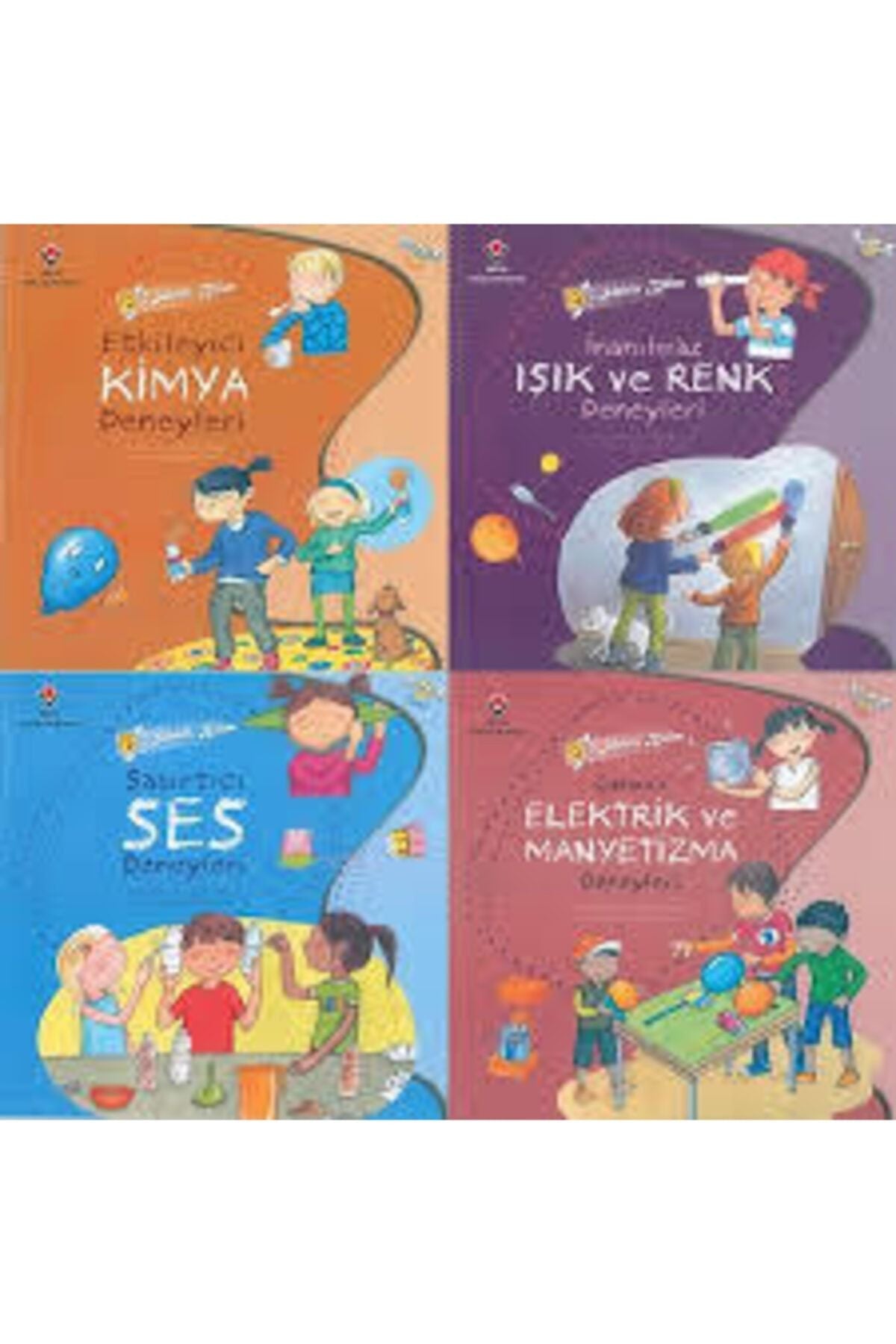 Tübitak Yayınları Tübitak Sihirli Bilim Etkileyici Deneyler 4 Kitap Set (9 Yaş ) kitap kapağı