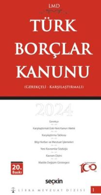 Türk Borçlar Kanunu - LMD-1 - Mutlu Dinç kitap kapağı