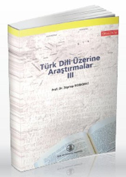 Türk Dili Üzerine Araştırmalar 3.Cilt - Prof. Dr. Zeynep Korkmaz kitap kapağı