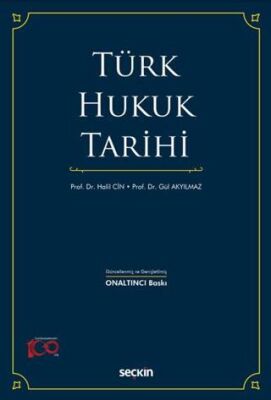 Türk Hukuk Tarihi - Halil Cin kitap kapağı