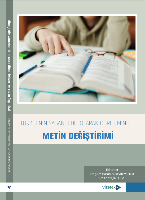Türkçenin Yabancı Dil Olarak Öğretiminde Metin Değiştirimi kitap kapağı