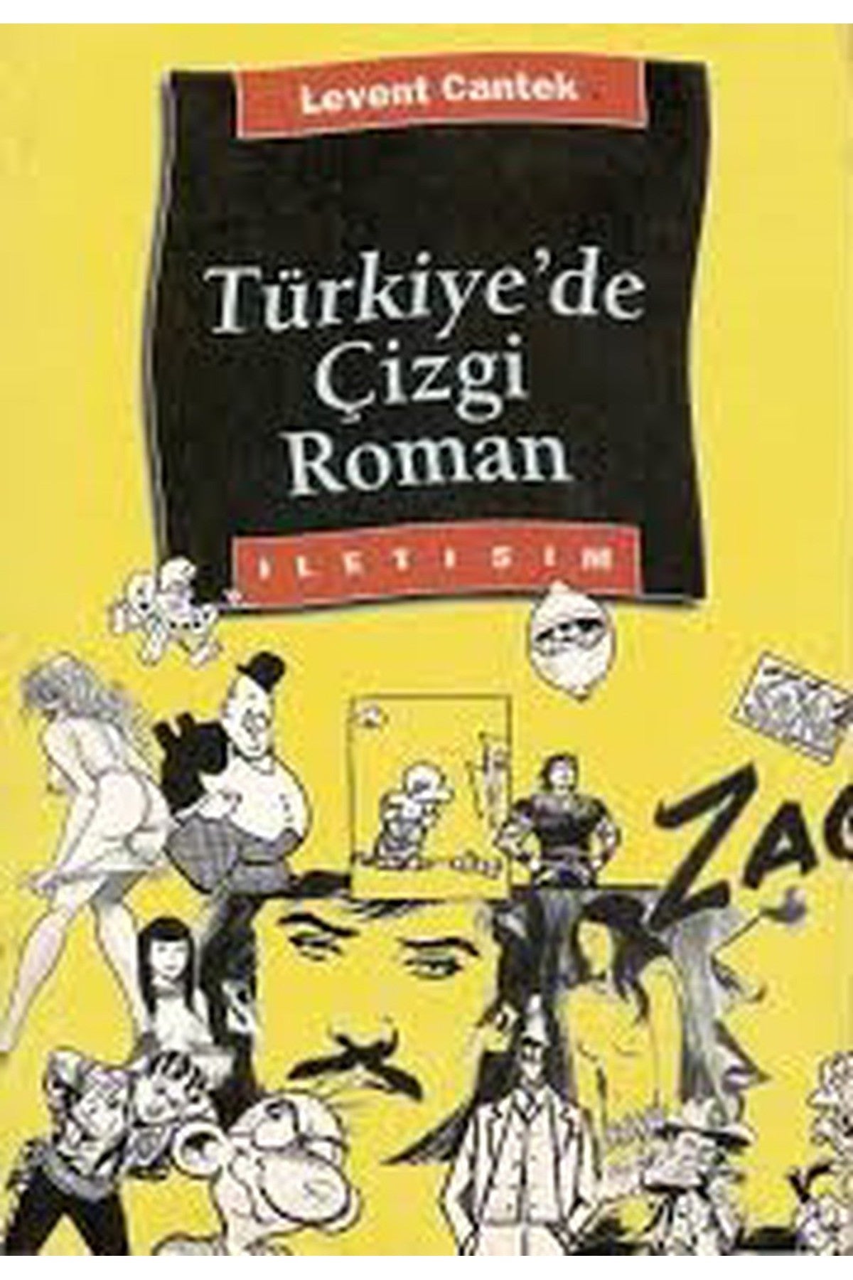 Türkiye'De Çizgi Roman - Levent Cantek kitap kapağı