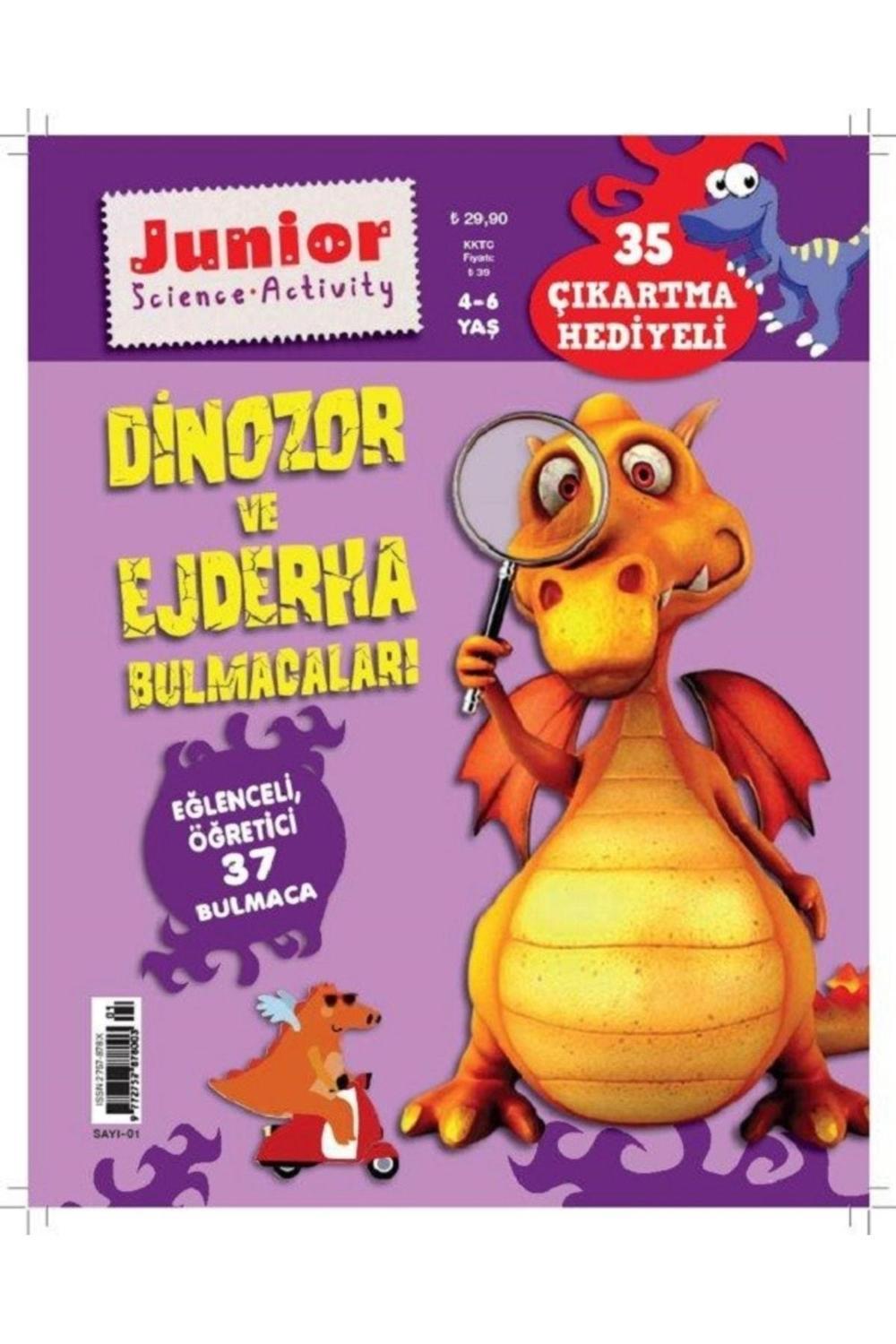Turkuvaz Dergi Junior Eğlenceli Ejderha Öğretici 37 Bulmaca 35 Çıkartma | Turkuvaz Dergi
