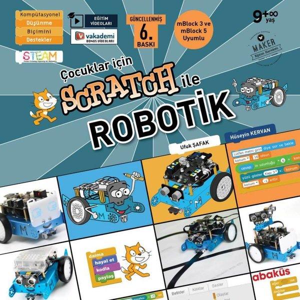 Çocuklar için Scratch ile Robotik | Abaküs Kitap (İnce Kapak) - Resim 1