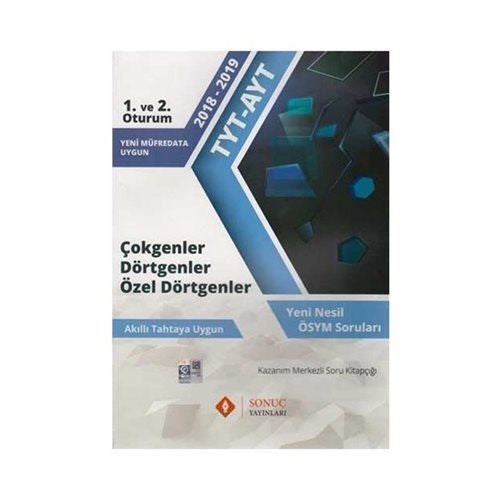 TYT AYT Çokgenler Dörtgenler Özel Dörtgenler kitap kapağı