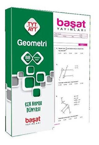 Başat Yayınları TYT AYT Geometri Çek Kopar Dünyası - Kolektif kitap kapağı