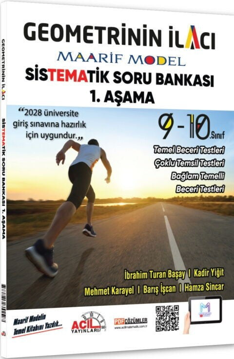TYT AYT Geometrinin İlacı Maarif Model Sistematik Soru Bankası 1 Acil Yayınları kitap kapağı