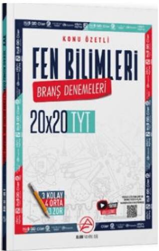 TYT Fen Bilimleri Konu Özetli 20 x 20 Branş Denemeleri - Kolektif kitap kapağı