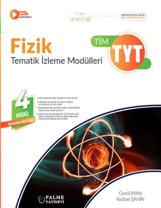 TYT Fizik Tematik İzleme Modülleri Palme Yayınları - Cemil Ayan kitap kapağı