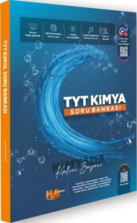 TYT Kimya Soru Bankası H2O Yayınları kitap kapağı