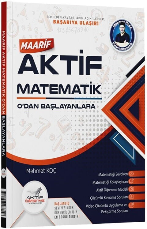 TYT Maarif Aktif Matematik 0 dan Başlayanlara Aktif Öğrenme kitap kapağı