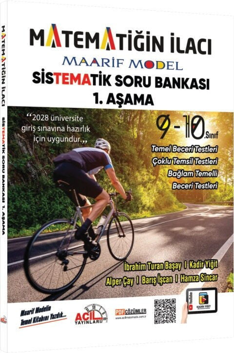 TYT Matematiğin İlacı Maarif Model Sistematik Soru Bankası 1 Acil Yayınları kitap kapağı