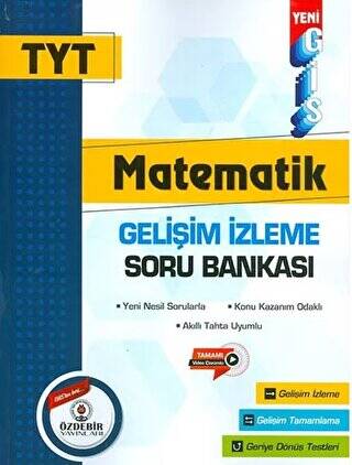 Özdebir Yayınları TYT Matematik GİS Gelişim İzleme Soru Bankası - Kolektif kitap kapağı