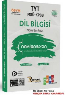 Rasyonel Yayınları Tyt-Msü-Kpss Dil Bilgisi Soru Bankası (Yazarlarından Video Çözümlü) - Mustafa Özdamar kitap kapağı