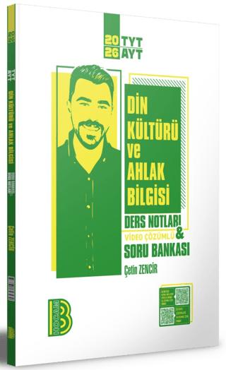 TYT-AYT Din Kültürü ve Ahlak Bilgisi Ders Notları ve Tamamı Video Çözümlü Soru Bankası | Benim Hocam Yayınları (Ciltsiz) - Resim 1