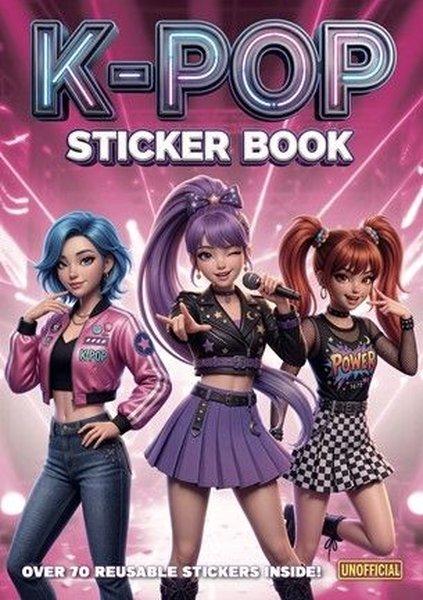 K - Pop Sticker Book - Unofficial | Beta Kids (İnce Kapak) - Resim 1