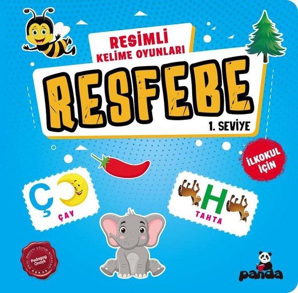 Resfebe 1. Seviye - Resimli Kelime Oyunları - İlkokul İçin | Panda (İnce Kapak) - Resim 1