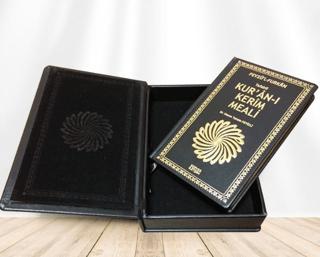 Feyzü'l Furkan Tefsirli Kur'an-ı Kerîm Meali - Cep Boy - Deri Cilt - Kutulu