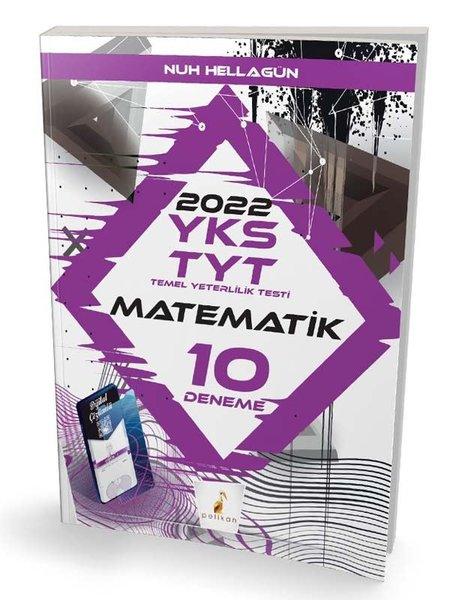 2022 YKS TYT Matematik Dijital Çözümlü 10 Deneme Sınavı | Pelikan Yayınları (İnce Kapak) - Resim 1