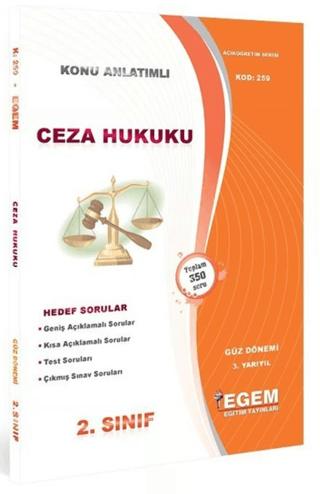 AÖF Ceza Hukuku Konu Anlatımlı Soru Bankası (259)
