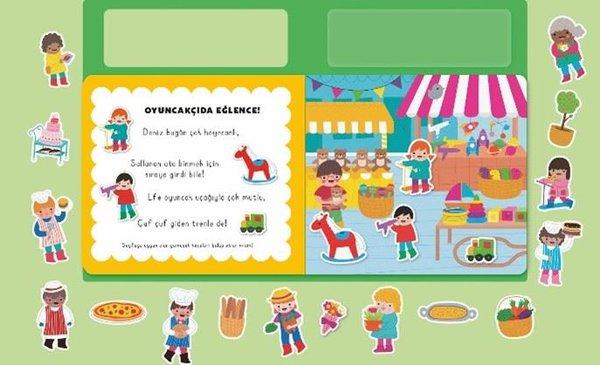 Keçe Arkadaşlarımla Markette Bir Gün! | İndigo Çocuk (Ciltli) - Resim 2