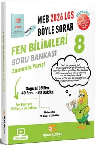 8. Sınıf Fen Bilimleri Soru Bankası | Sinan Kuzucu Yayınları (Ciltsiz) - Resim 1