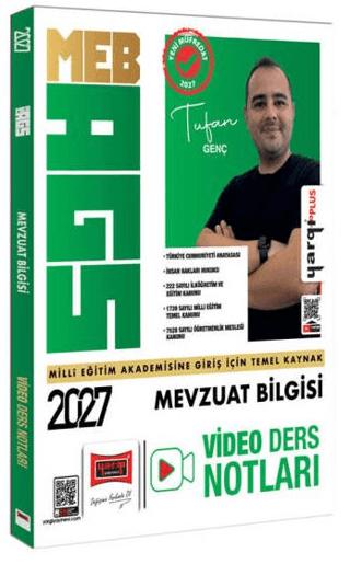 2027 MEB-AGS Mevzuat Bilgisi Video Ders Notları | Yargı Yayınevi (Ciltsiz) - Resim 1