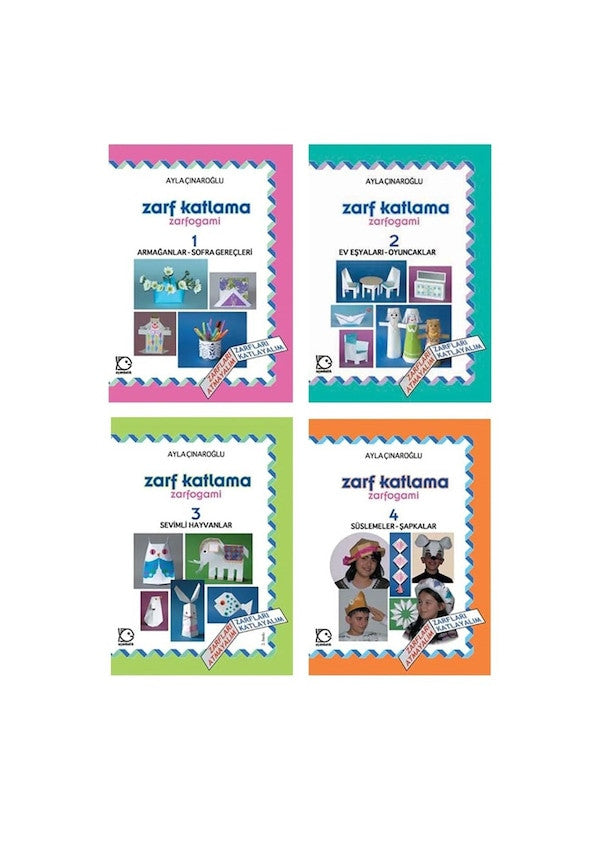 Uçanbalık Zarf Katlama Sanatı-Zarfogami 4 Kitap-Ayla Çınaroğlu kitap kapağı
