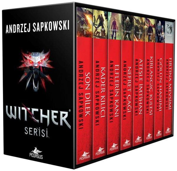 The Witcher Serisi Kutulu Özel Seti - 8 Kitap Takım | Pegasus (İnce Kapak) - Resim 1