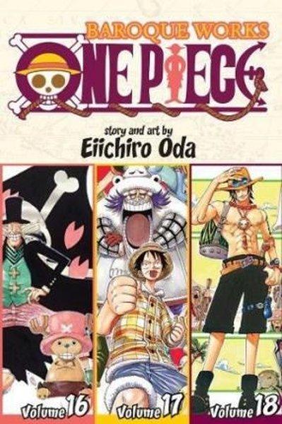 One Piece (3-in-1 Edition) Volume 6: Includes vols. 16 17 & 18 (One Piece (Omnibus Edition)) | Viz Media (İnce Kapak) - Resim 1