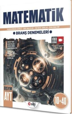 Ulti Yayınları AYT Matematik 10 x 40 Branş Denemeleri - Arafat Terzi kitap kapağı