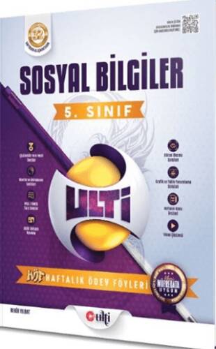 Ulti Yayınları 5. Sınıf Sosyal Bilgiler Haftalık Ödev Föyleri - Kolektif kitap kapağı