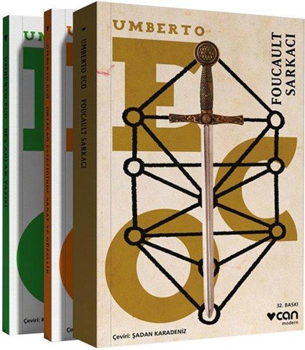 Umberto Eco Seti - 3 Kitap Takım | Can Yayınları
