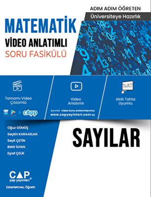Üniversiteye Hazırlık Matematik Video Anlatımlı Sayılar Soru Fasikülü - Kolektif kitap kapağı